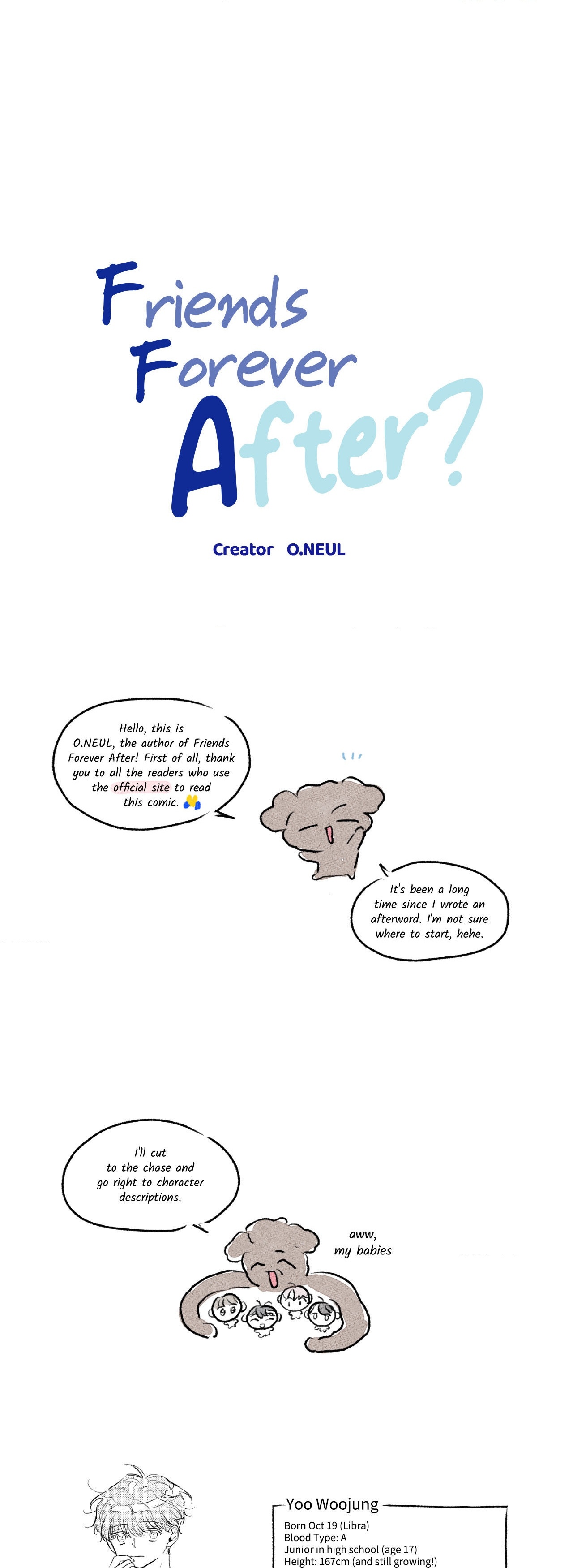 Friends Forever After? page 1