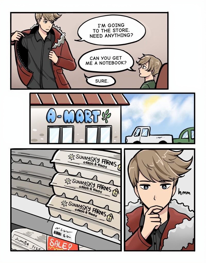 Sunny Side Skies page 1