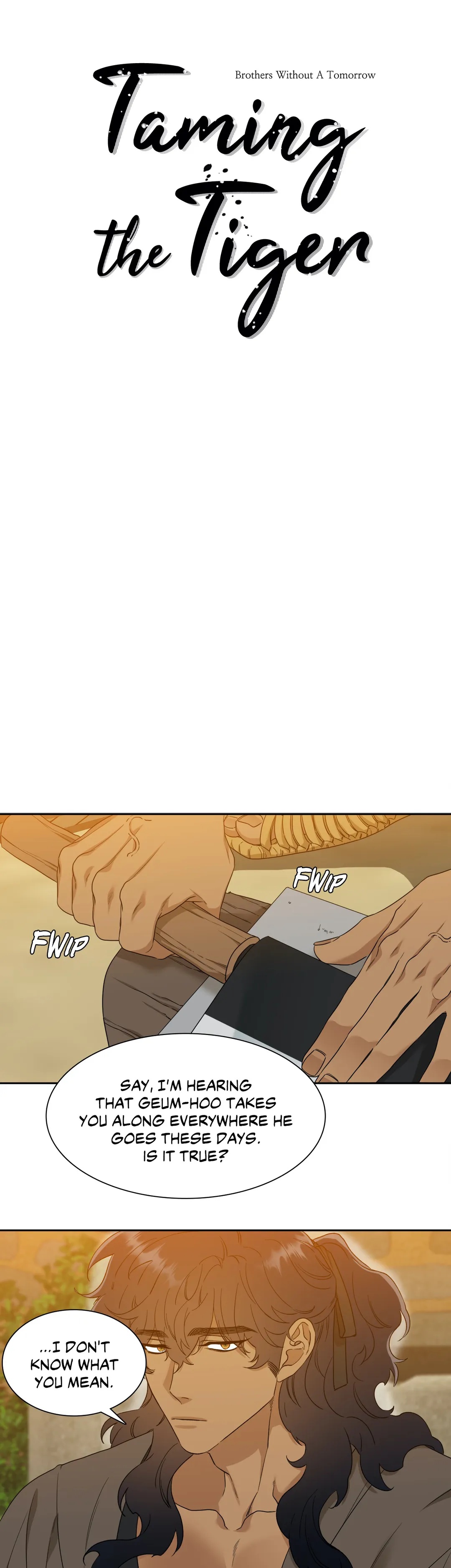 Taming the Tiger page 1