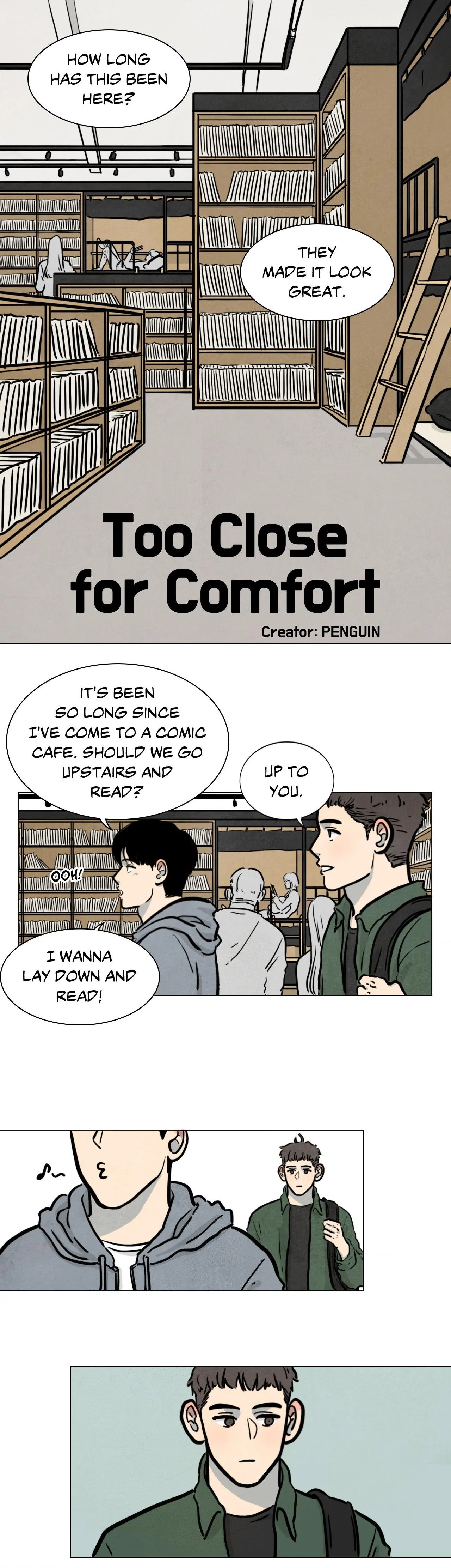 Too Close for Comfort page 1