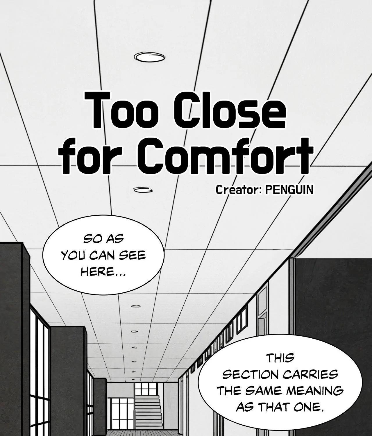 Too Close for Comfort page 1