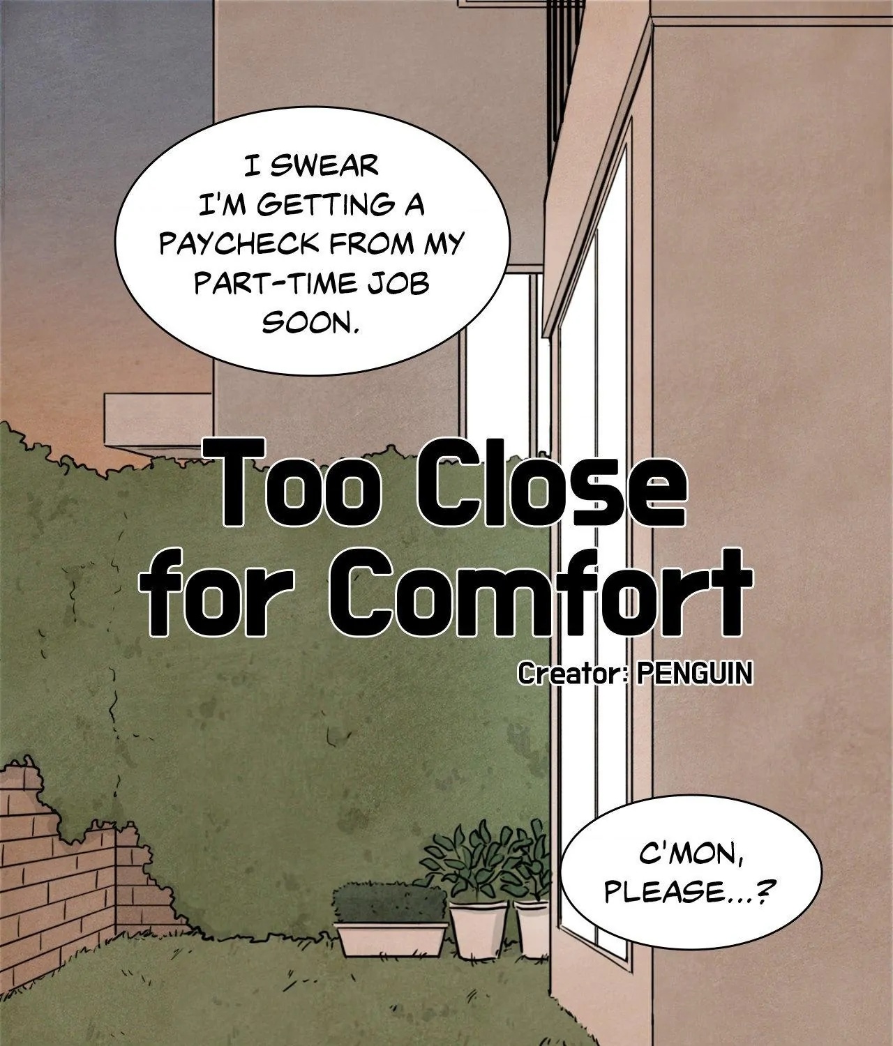 Too Close for Comfort page 1