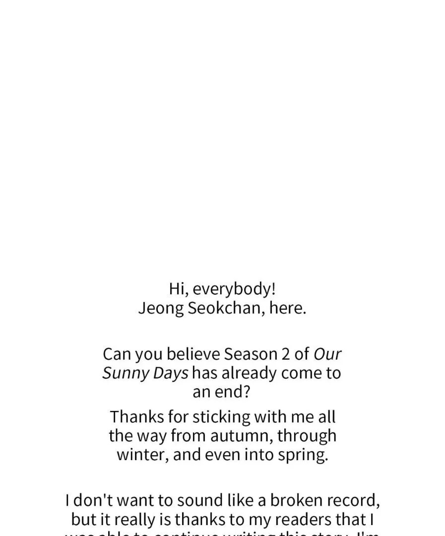 Our Sunny Days page 1