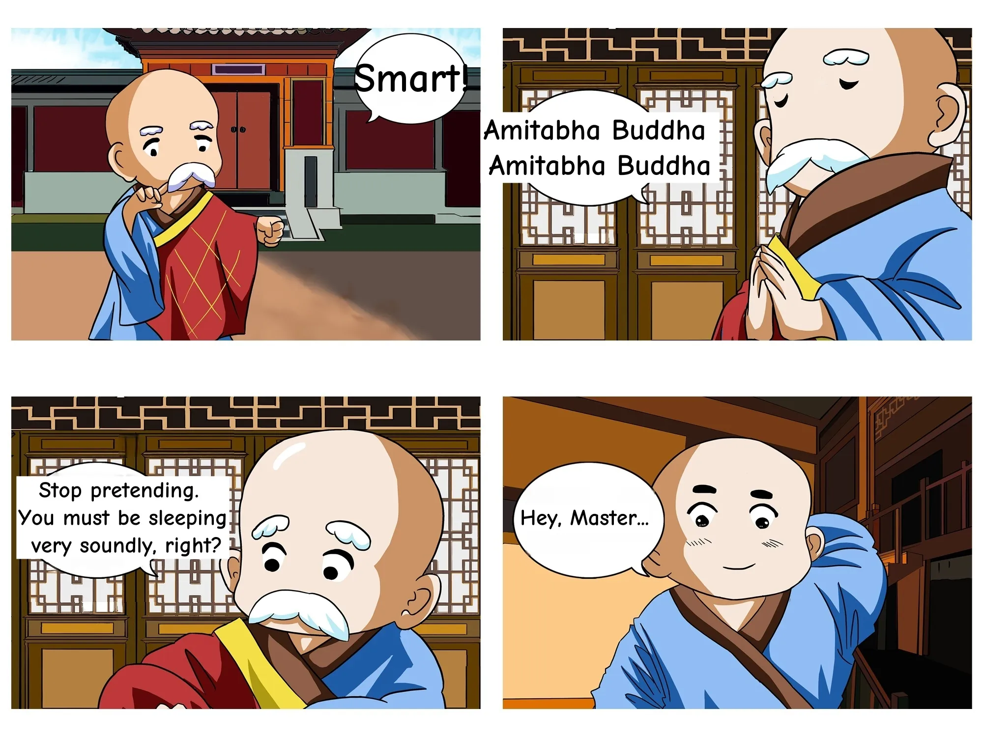 Buddha light little monk page 4