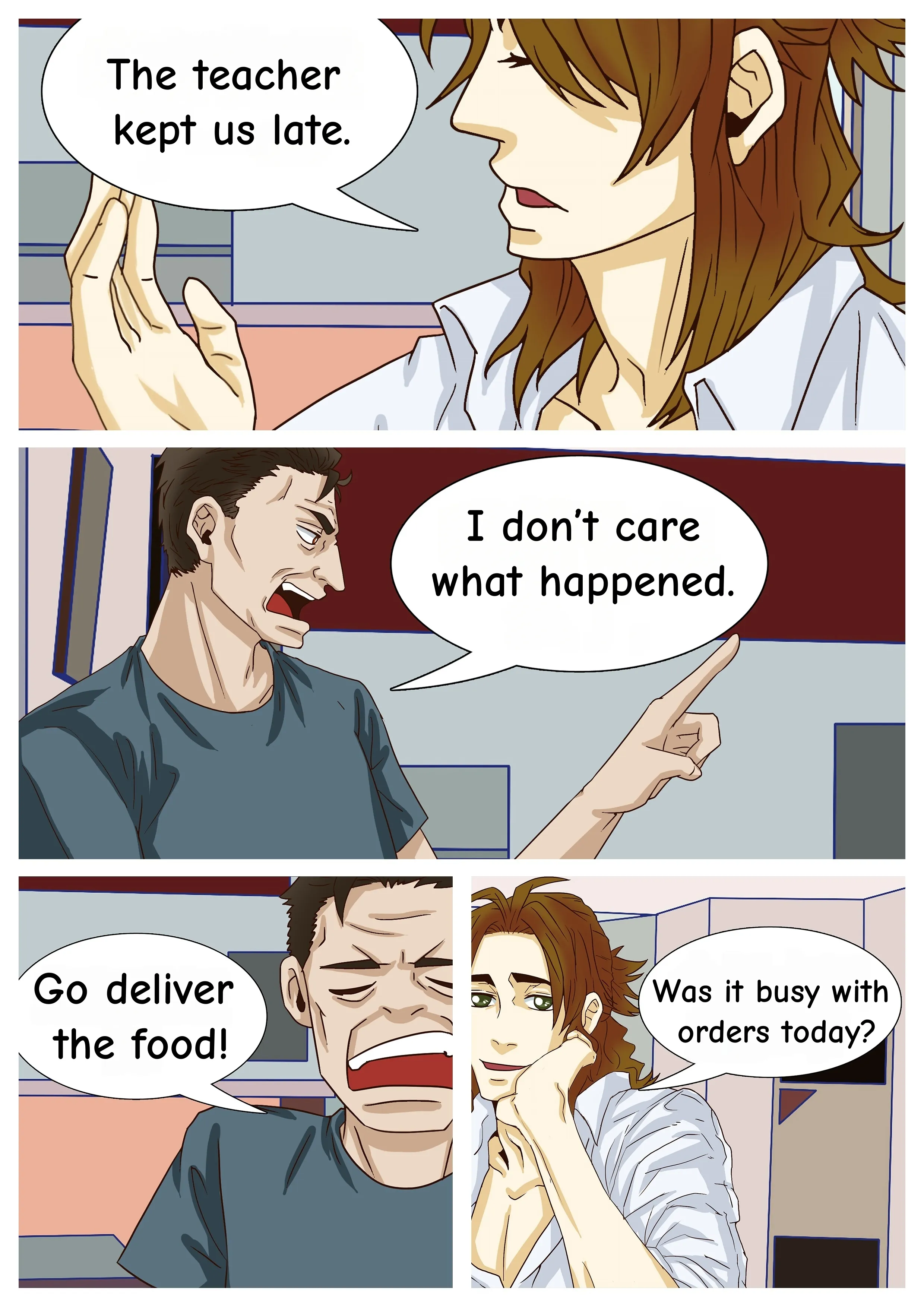 The love story of the fast food guy page 3