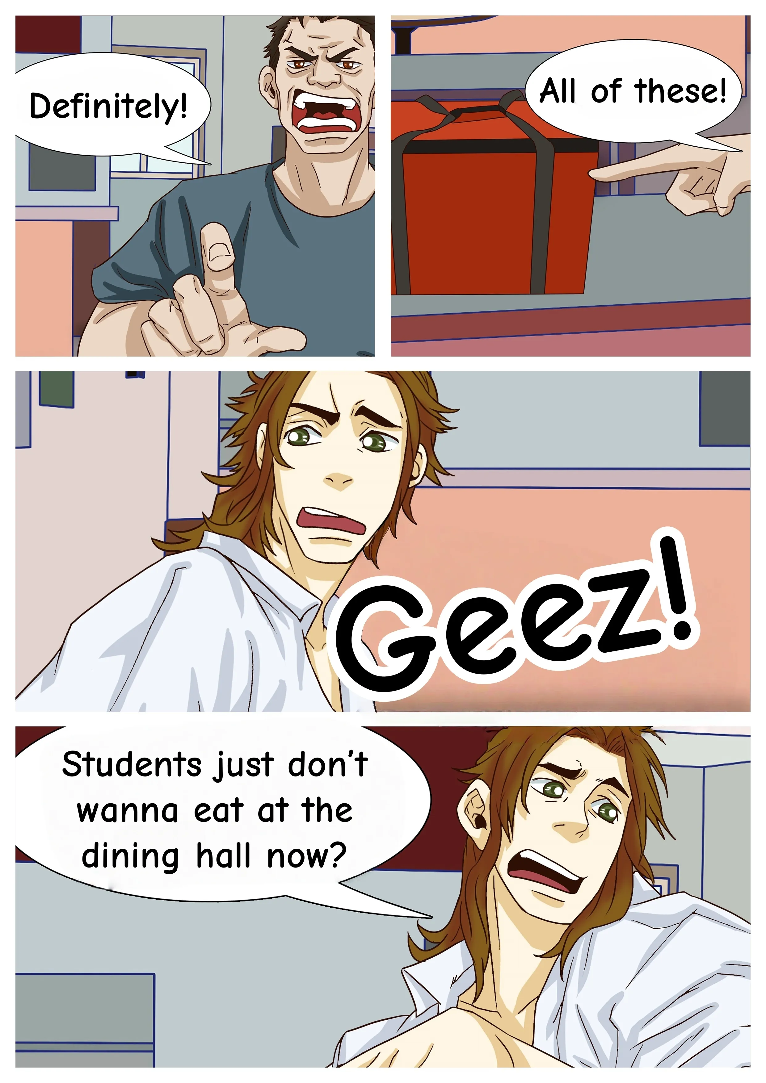 The love story of the fast food guy page 4