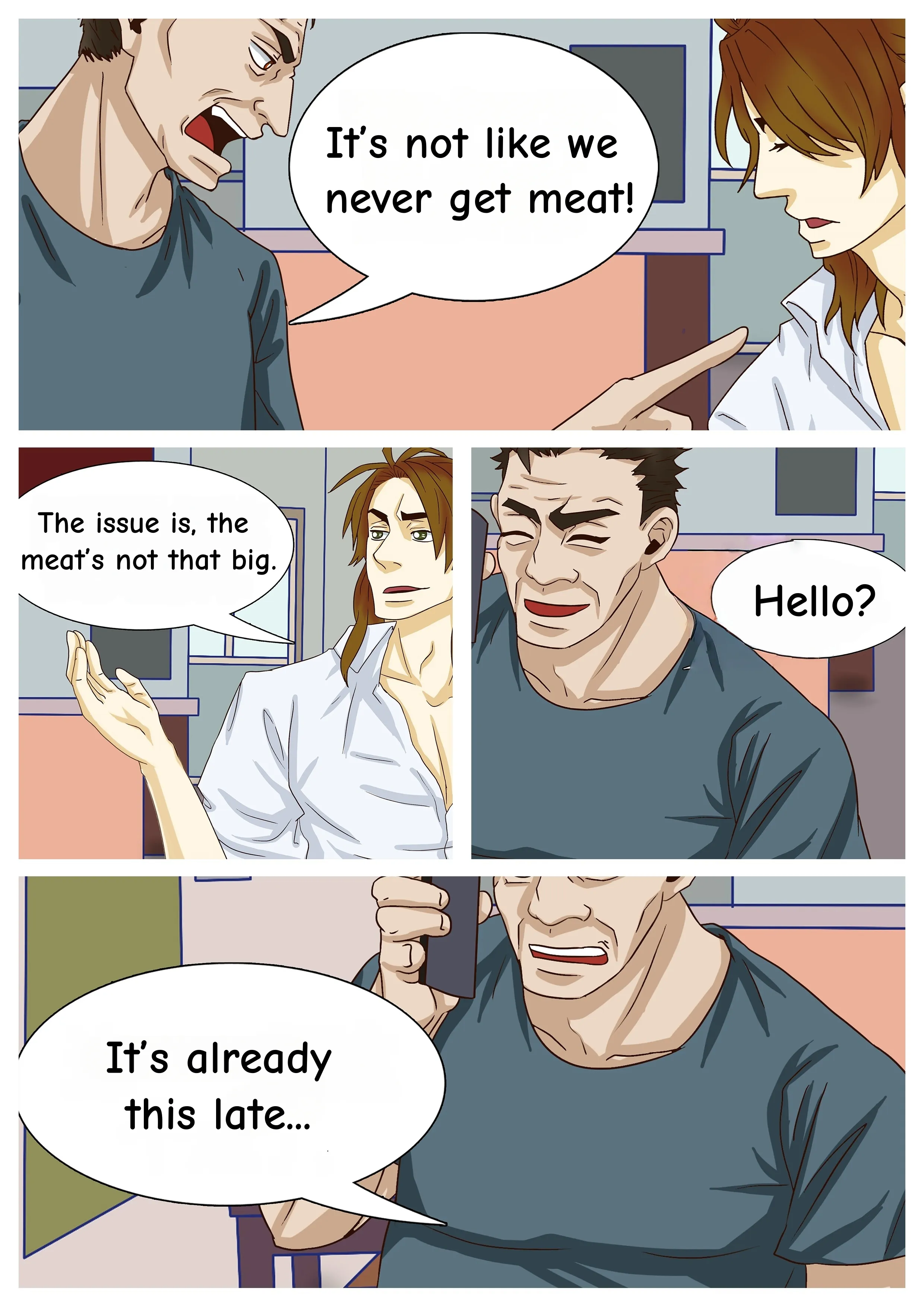 The love story of the fast food guy page 4